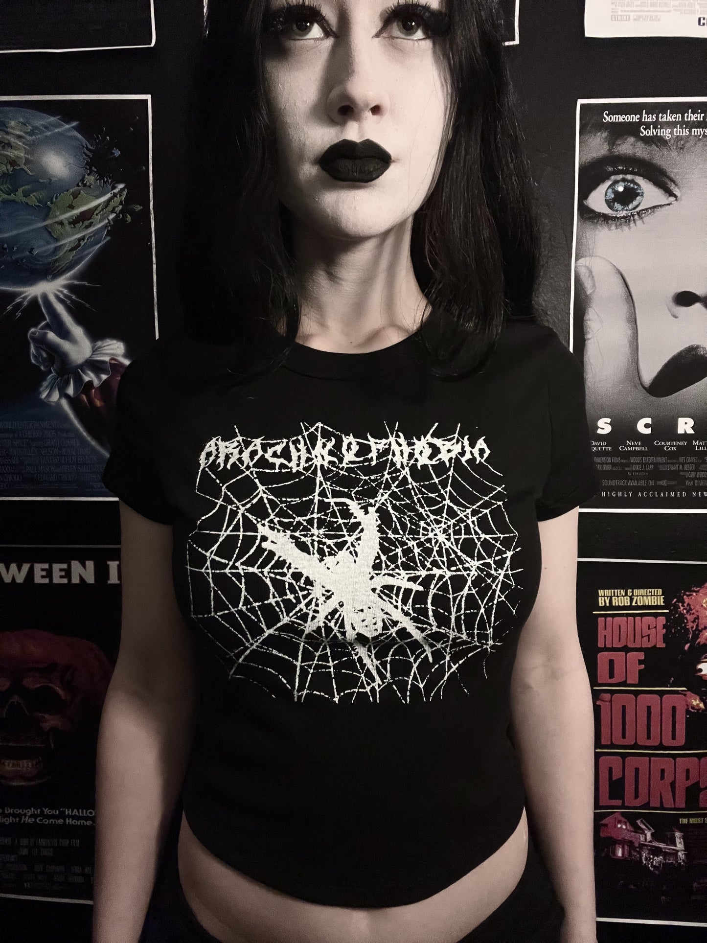 Arachnophobia tank top