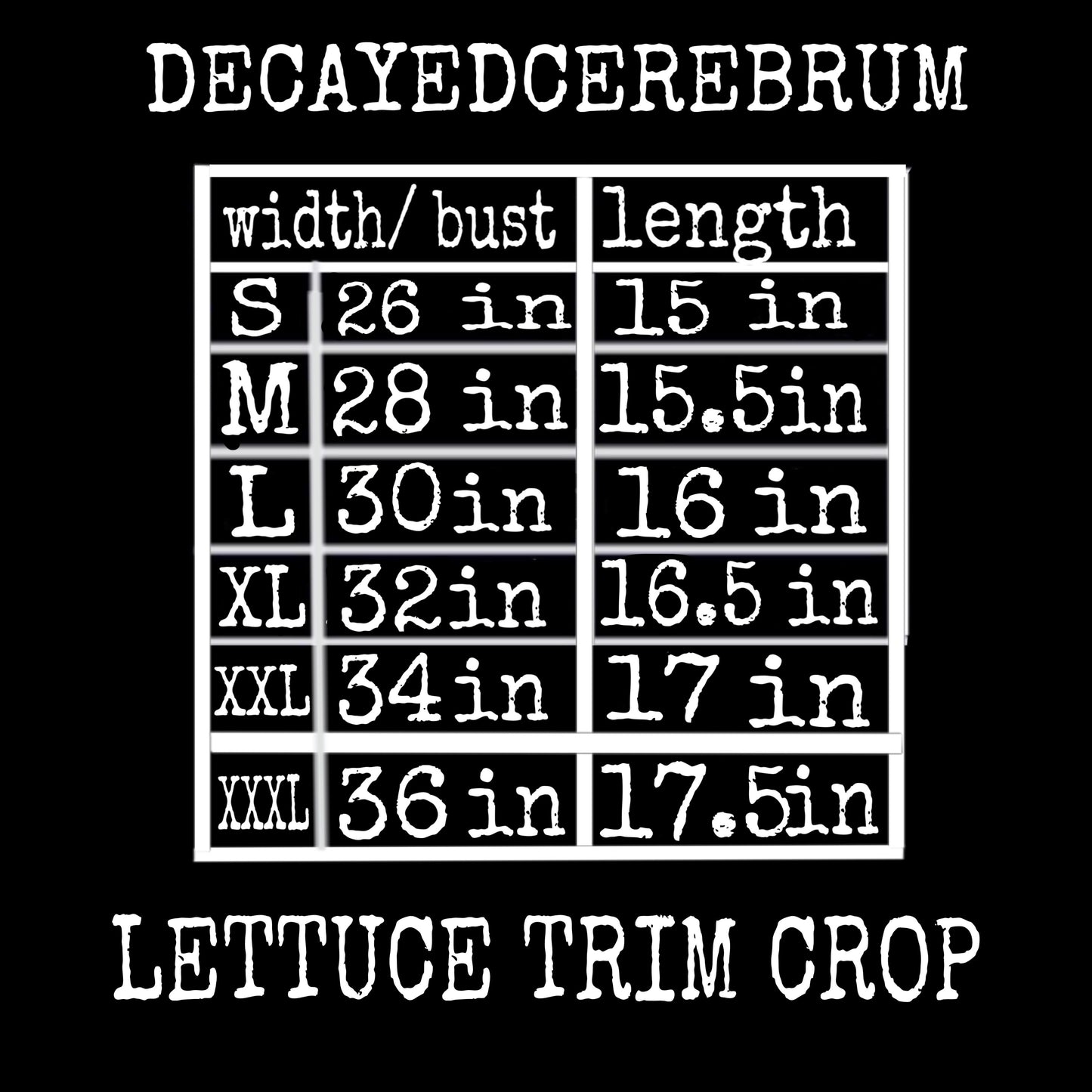 Decayedcerebrum mortuary services bone saw lettuce trim cropped muscle tee