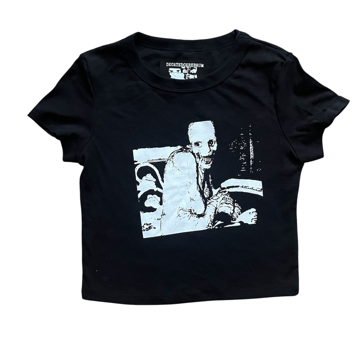 Russian sleep experiment cropped baby tee reject οΏΌ