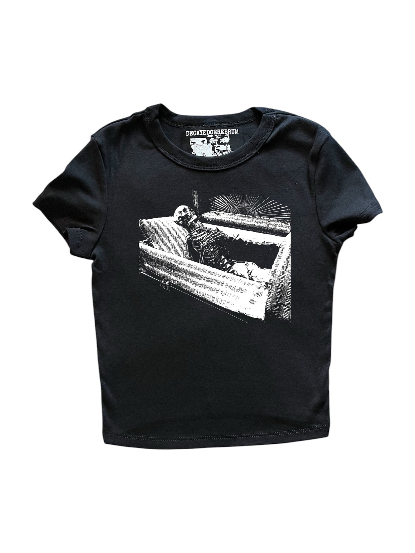 Coffin skull tank top