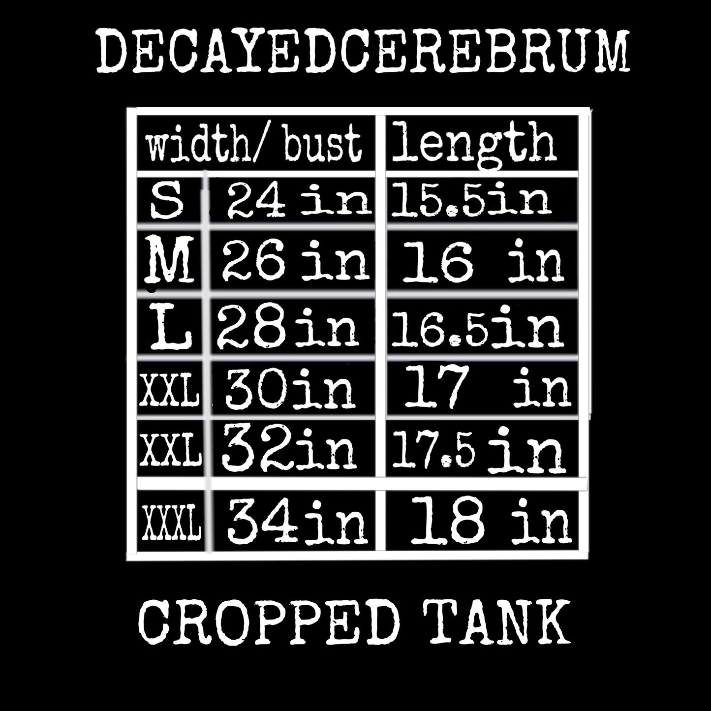 Decayedcerebrum logo cropped tank