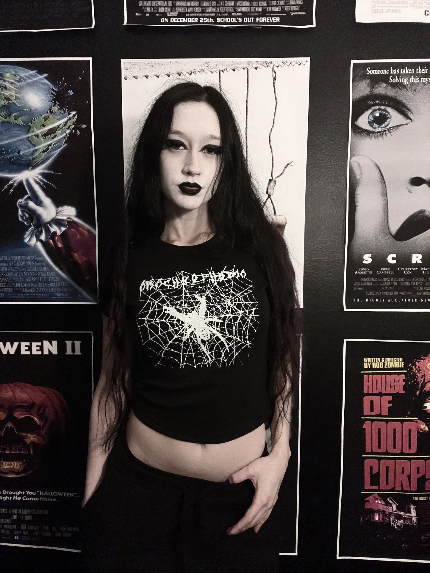 Arachnophobia tank top