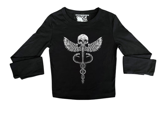 Twisted care cropped long sleeve