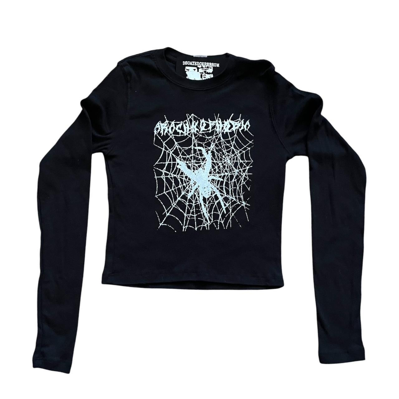 Arachnophobia cropped long sleeve 1/1