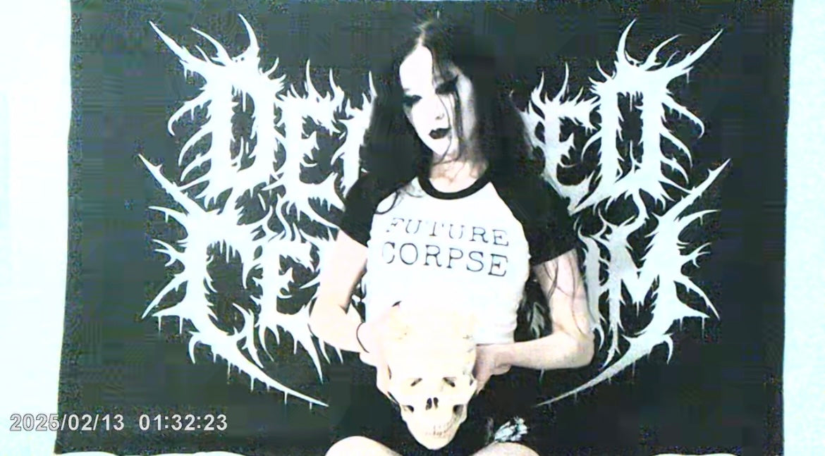 Future corpse baseball tee
