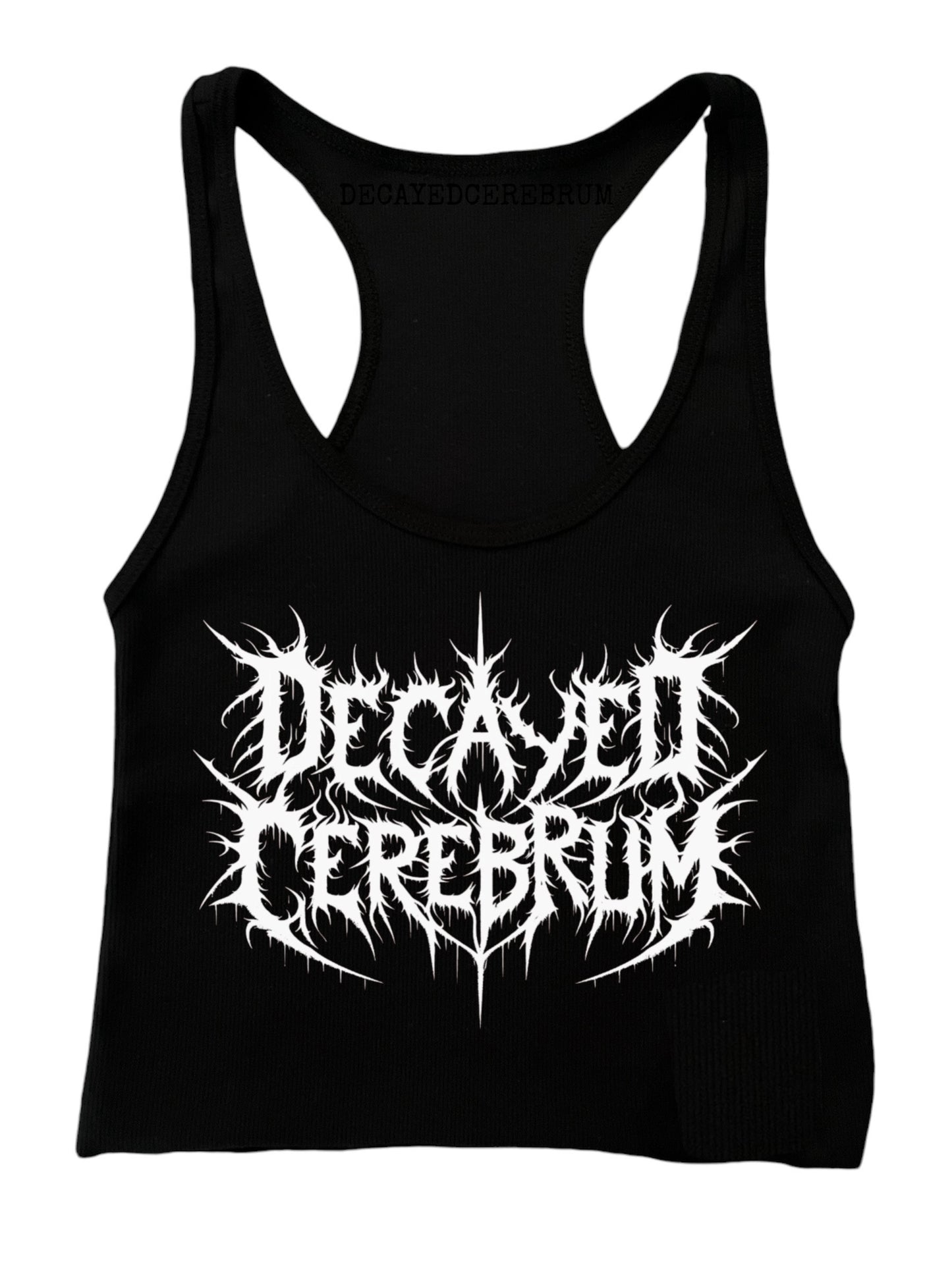 Decayedcerebrum logo cropped tank