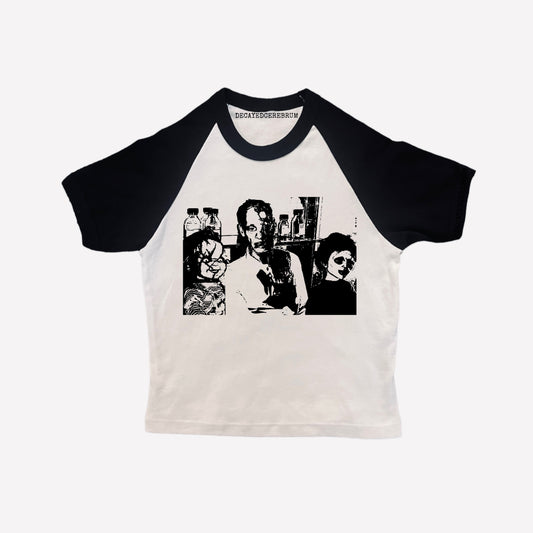John Waters, Chucky, Glenn baseball tee