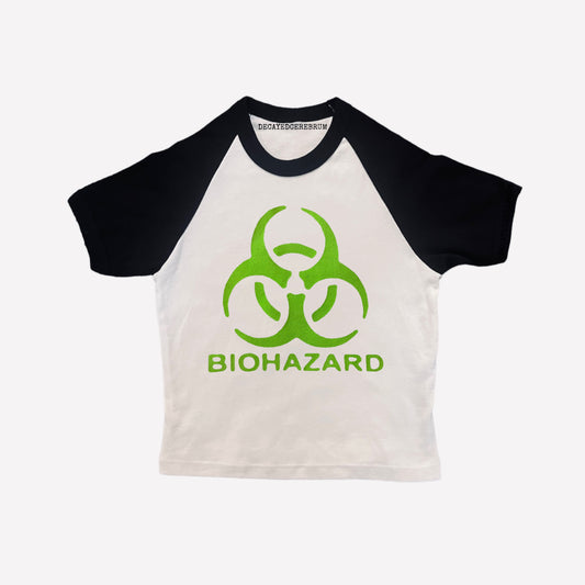 Biohazard baseball tee