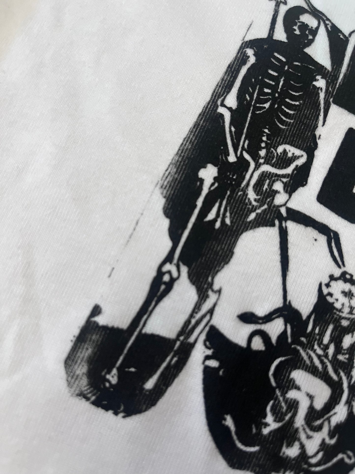 Night of the living dead cropped baseball tee reject