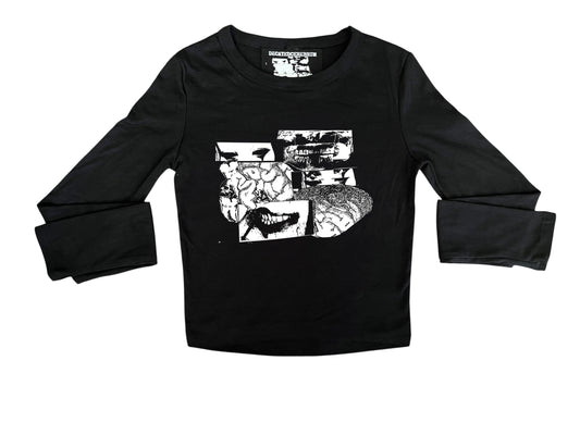 Cropped long sleeve anatomy