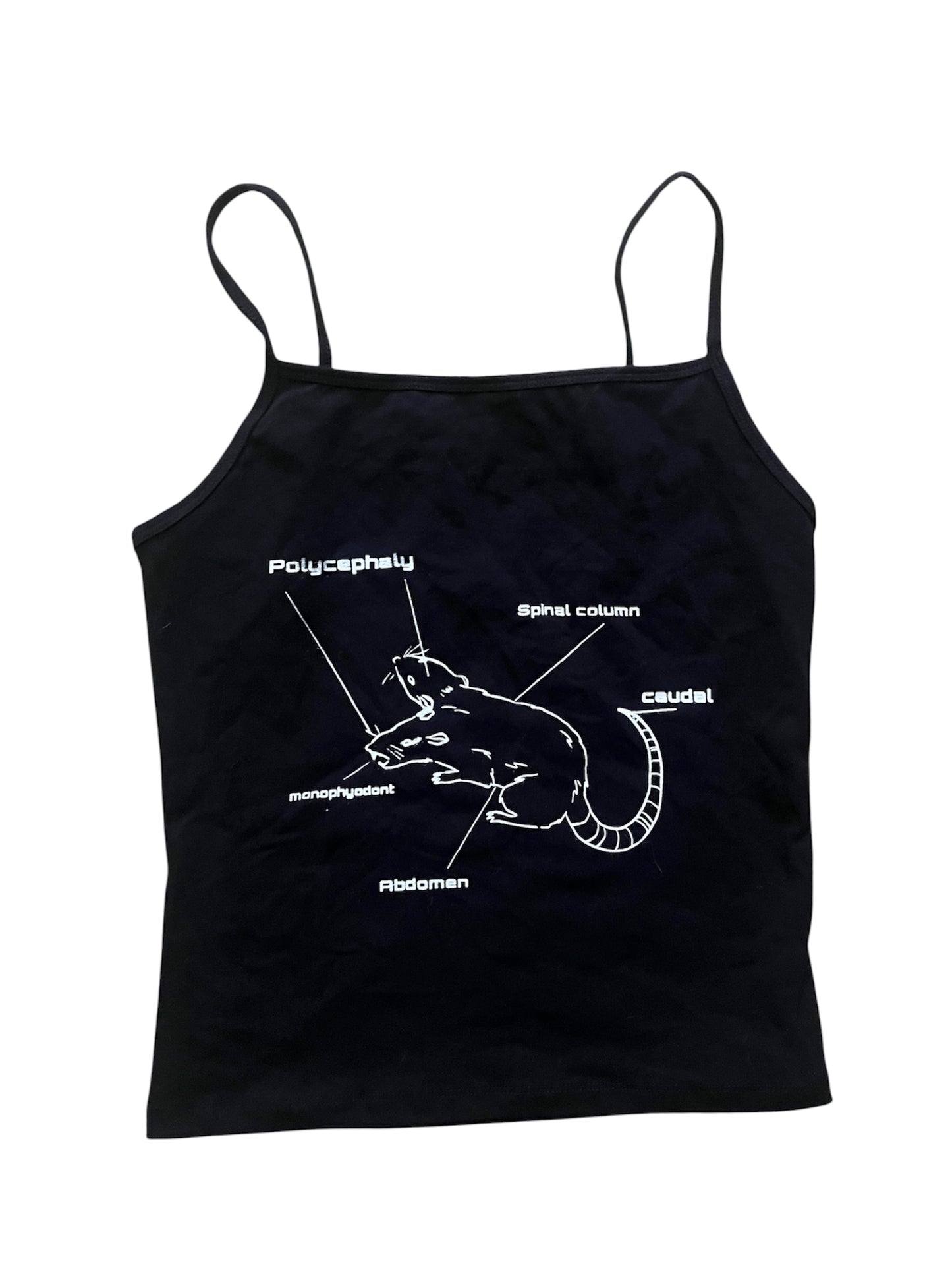 Rat anatomy tank top reject