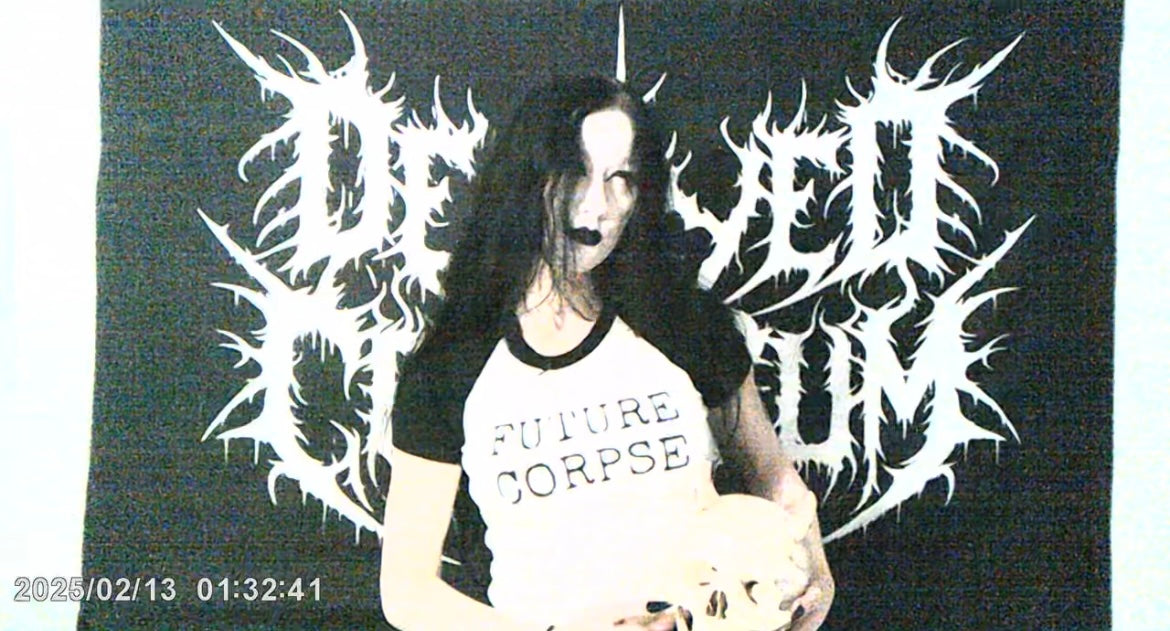 Future corpse baseball tee