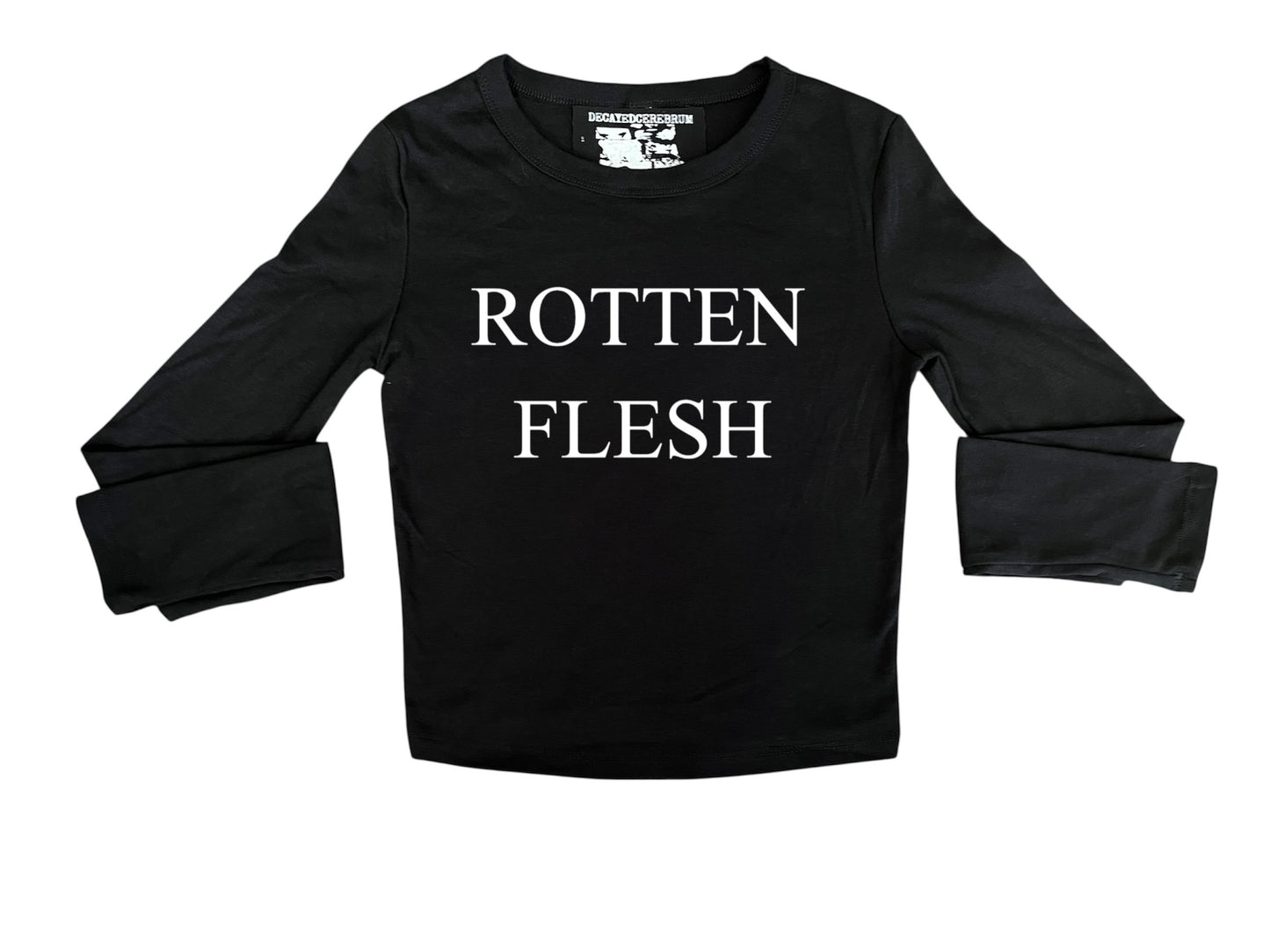 “Rotten flesh” cropped long sleeve