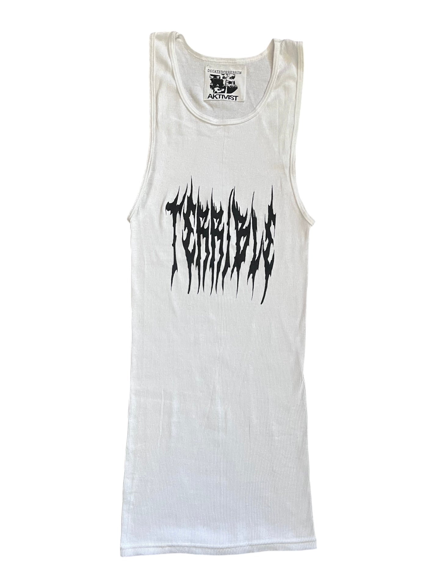 AKTIVIST X DECAYEDCEREBRUM “TERRIBLE” TANK TOP