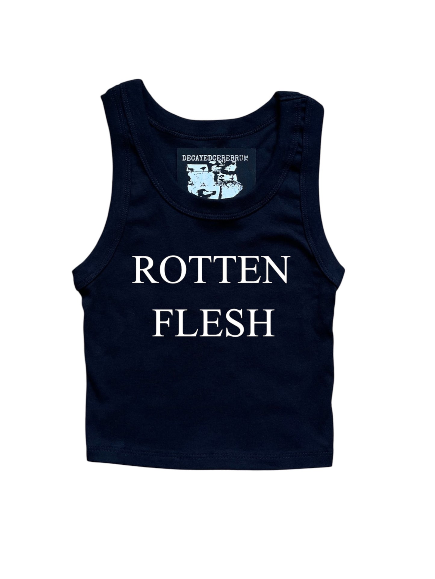 Rotten flesh cropped tank