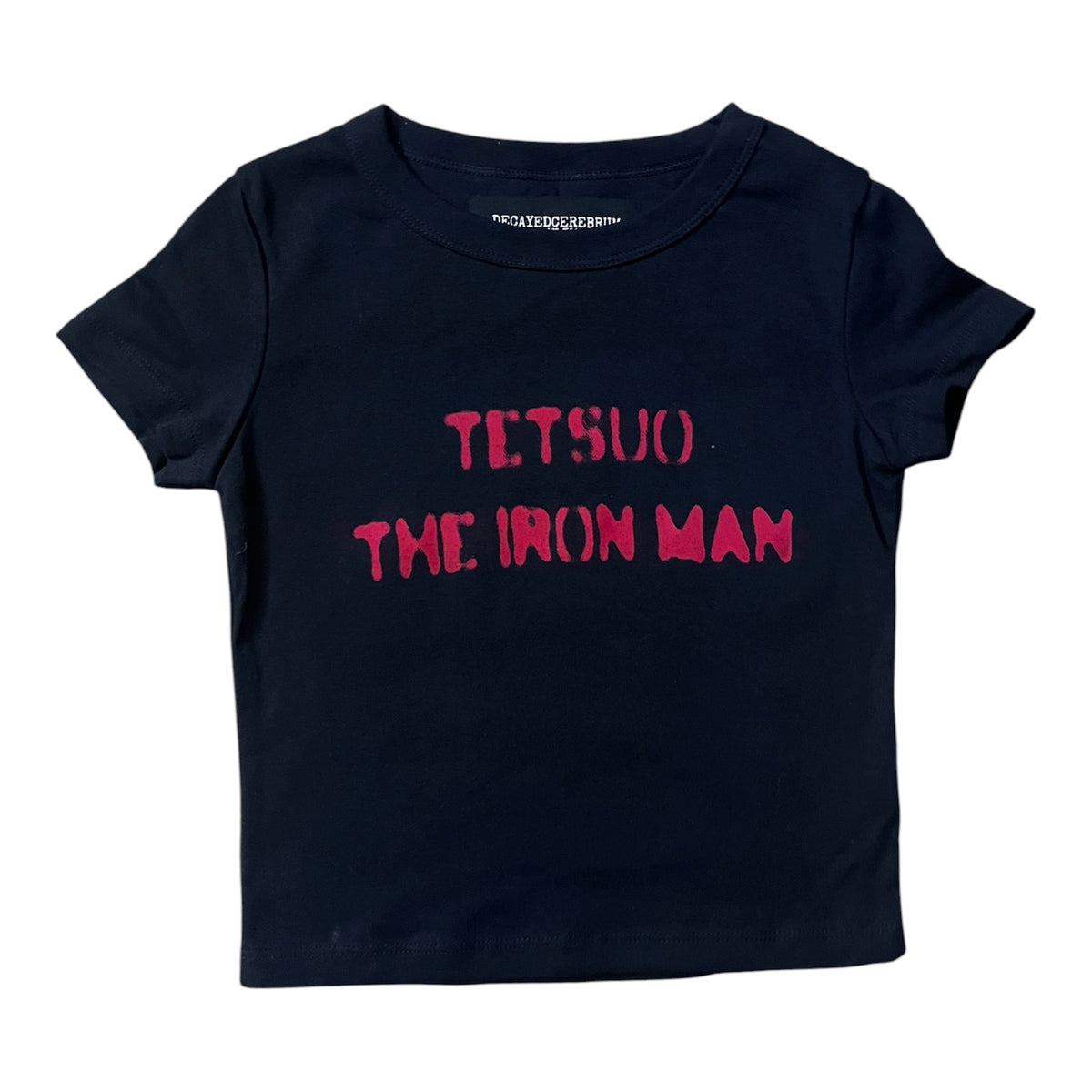 Tetsuo the iron man cropped baby tee