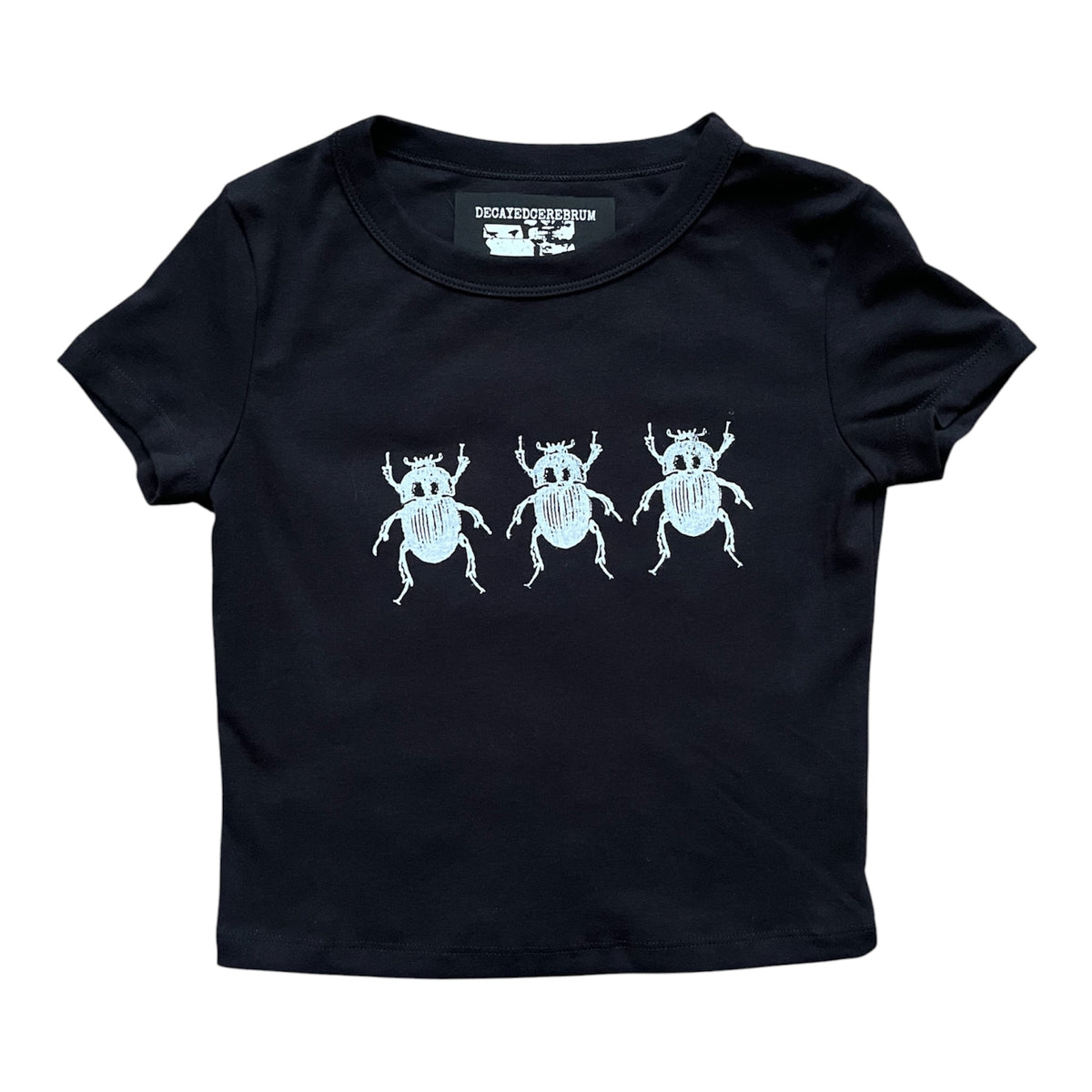 Beetle cropped baby tee reject