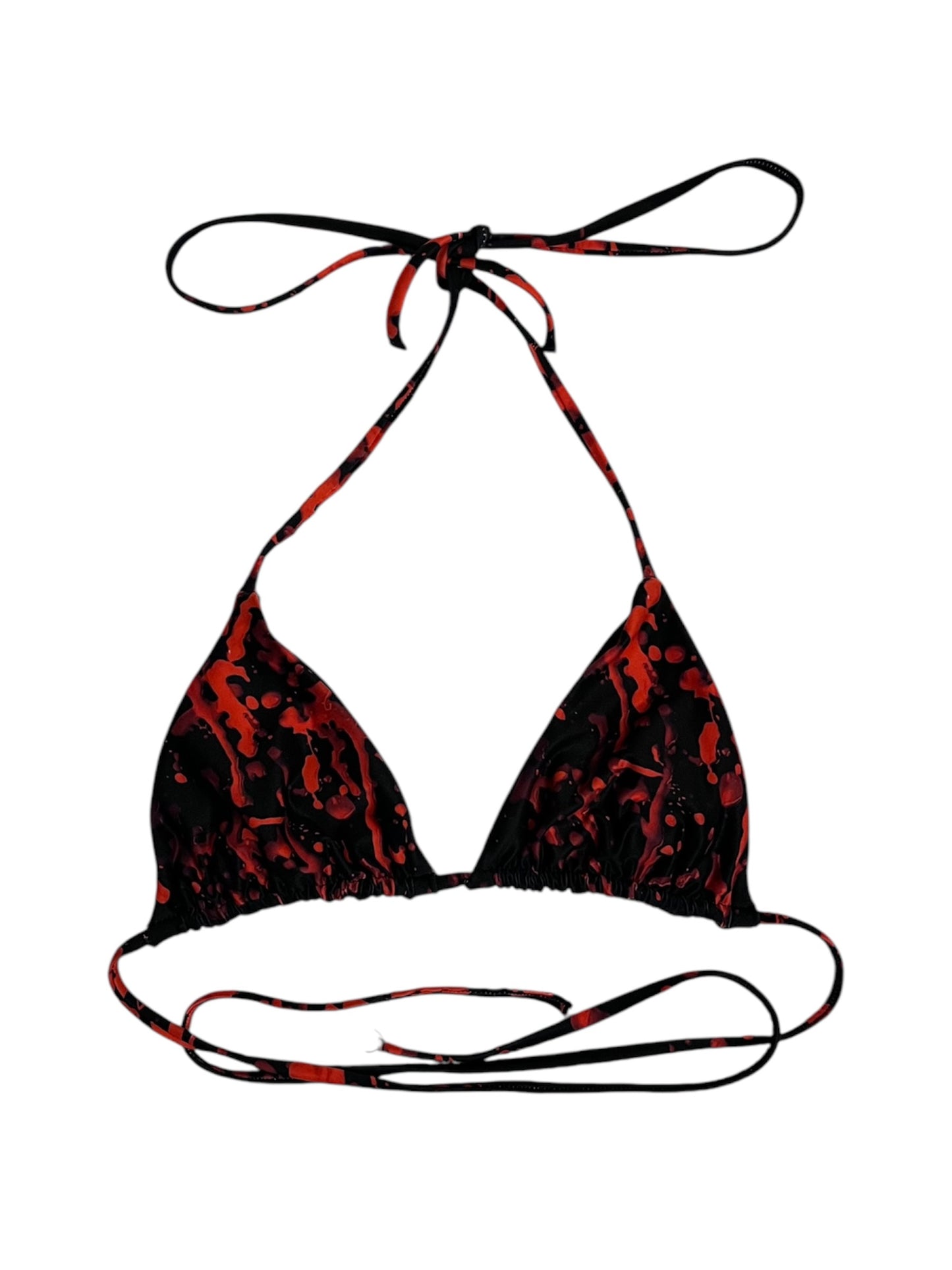 Bloody bikini top