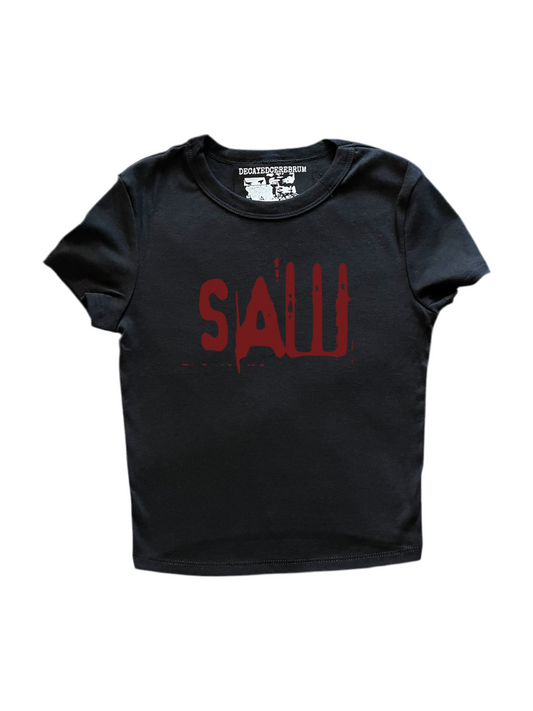 Saw baby tee
