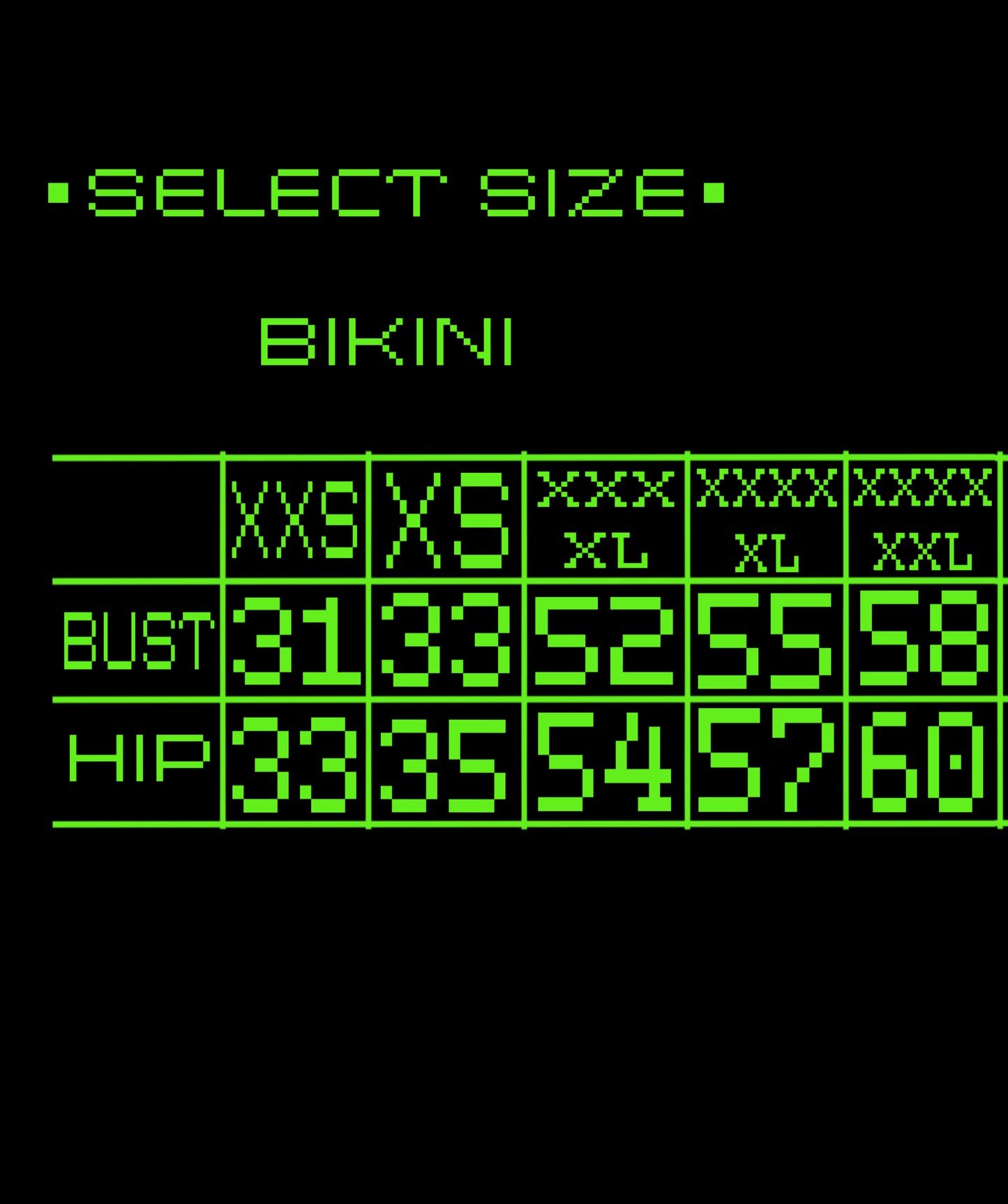 Biohazard bikini top