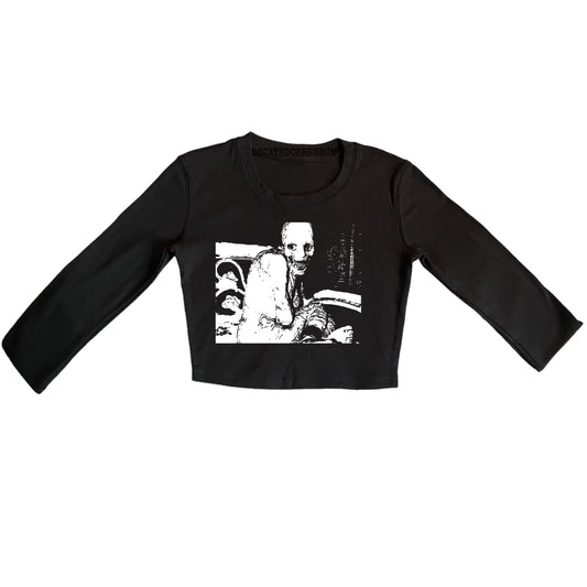 Russian sleep experiment cropped long sleeve