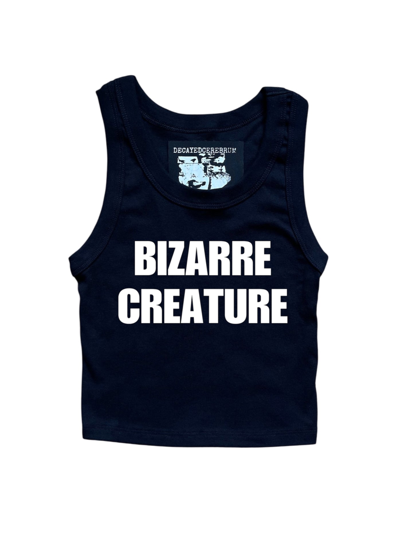 “Bizarre creature” cropped tank