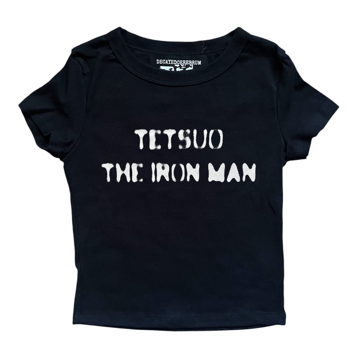 Tetsuo the iron man cropped baby tee