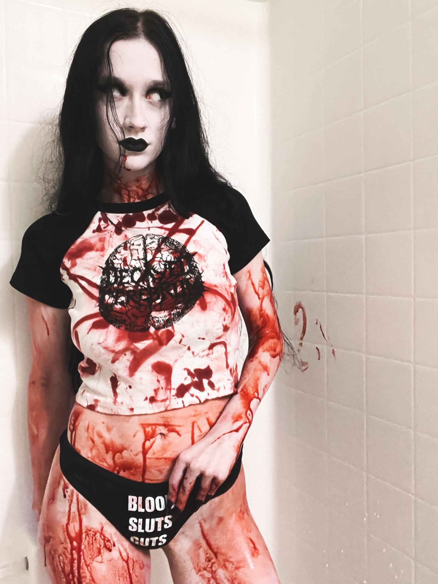 Decayedcerebrum brain baseball tee