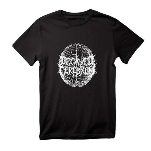 Mens brain decayedcerebrum t-shirt