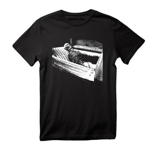Men’s coffin skeleton t-shirt