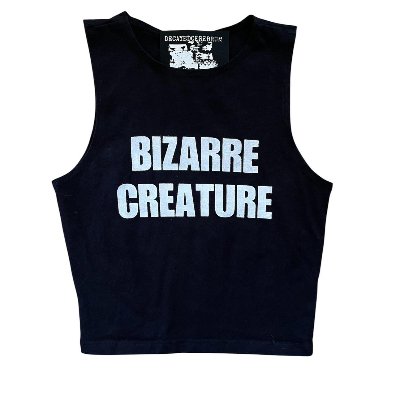 Bizzare creature cropped muscle tank