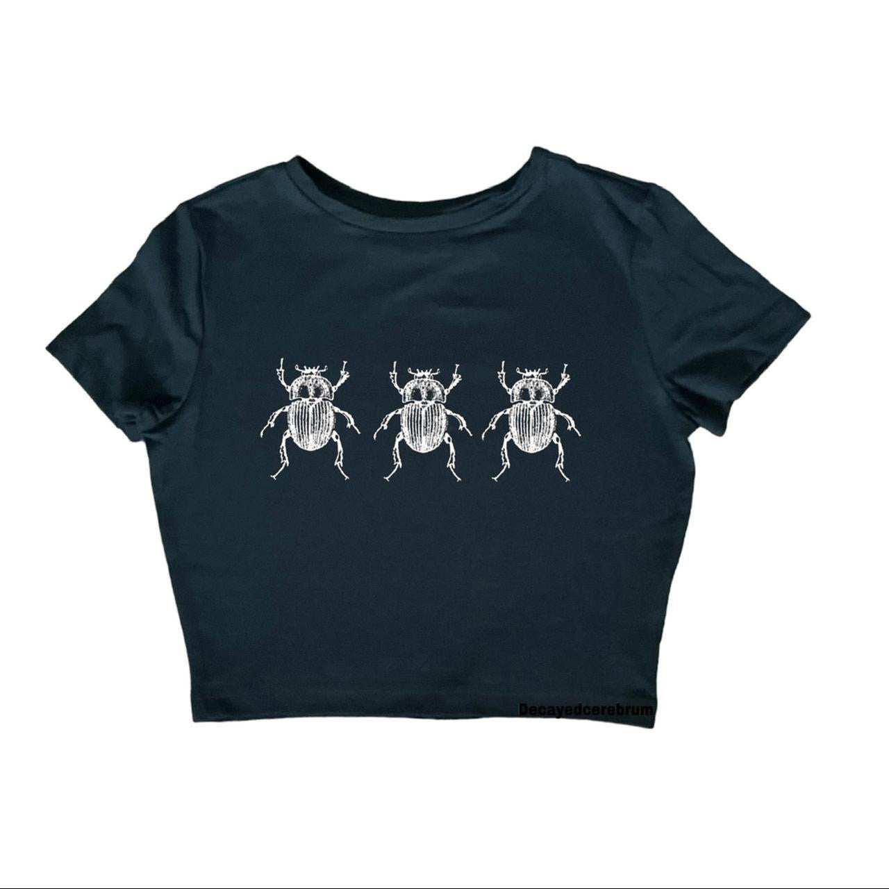 Beetle cropped baby tee