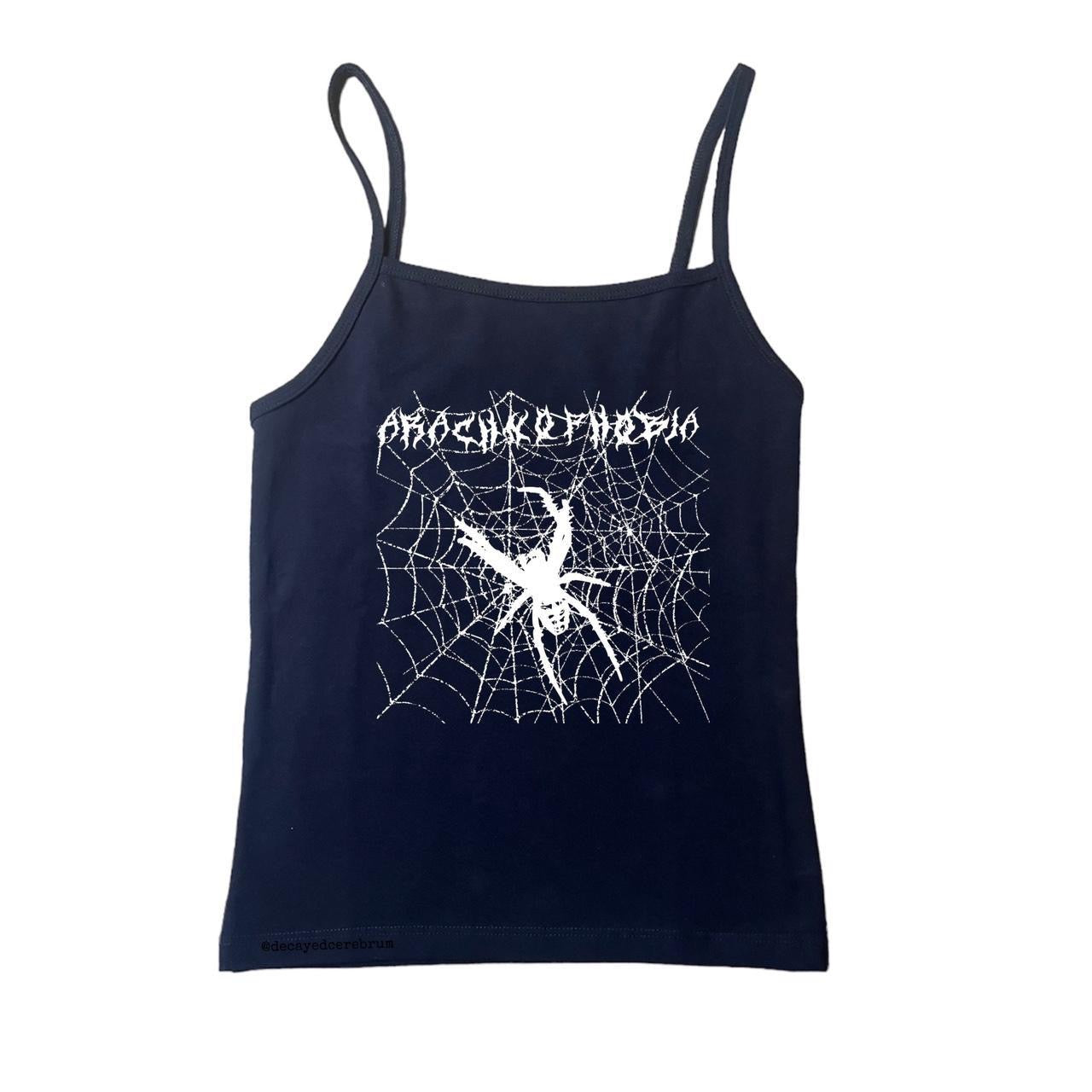 Arachnophobia tank top